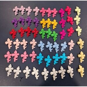 Vintage 90s Goody Girls Flower Barrettes Hair Clips Accessories Lot of 59